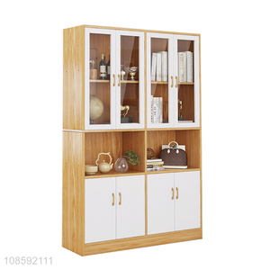 Wholesale modern household bookcase bookshelf storage grid cabinet