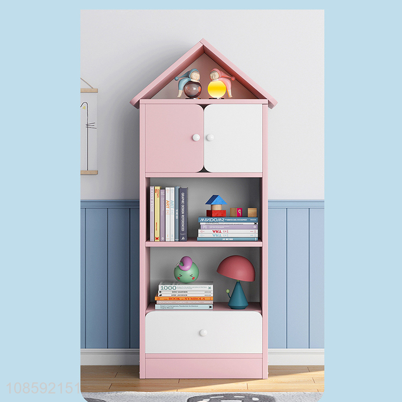 Hot sale children's furniture 5-tier bookcase bookshelf for kids