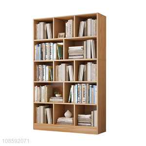 Good quality 5-tier bookcase floor standing bookshelf wholesale
