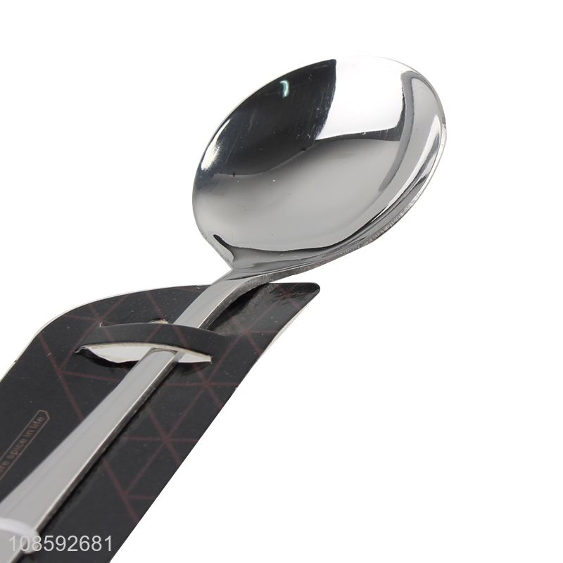 Low price stainless steel dinner spoon mirror polished spoon