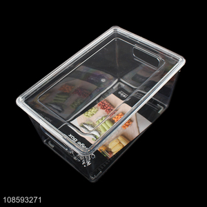 Top sale large capacity refrigerator storage box with lid