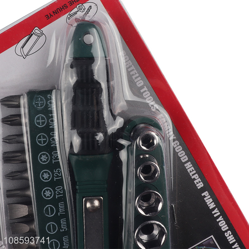 Factory price multifunctional wrench combination screwdriver assorted tool set