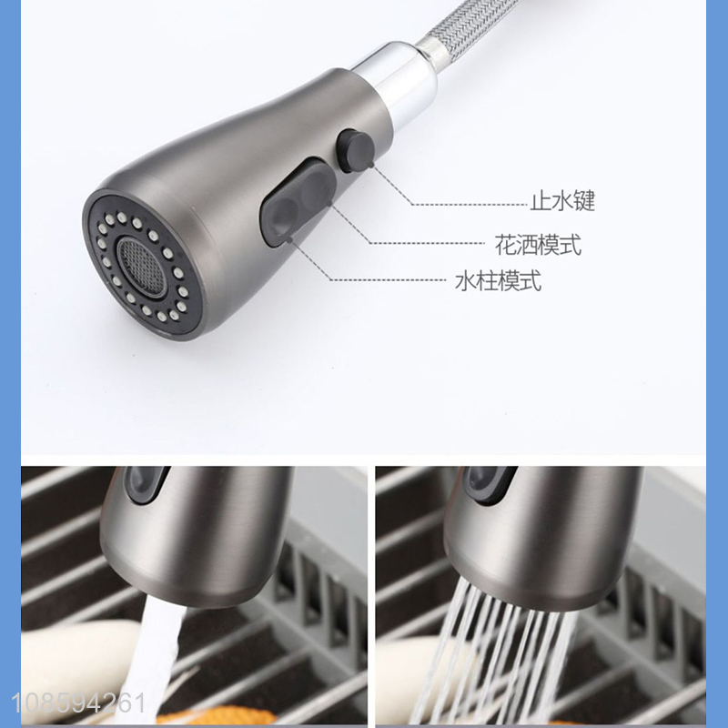Wholesale 3-in-1 pull out sprayer kitchen faucet with water purifier