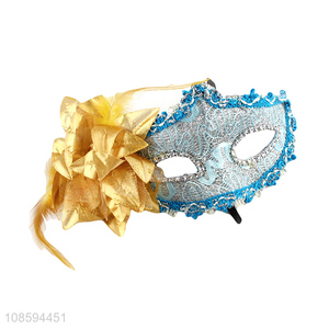 Best selling feather masks party stage performance facial decoration