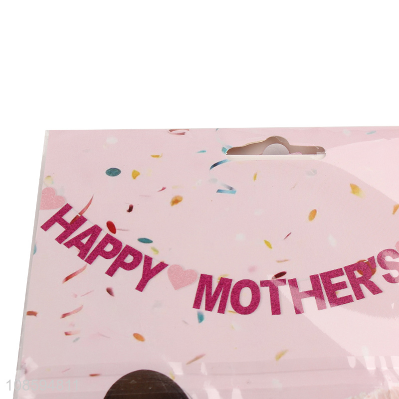 Factory supply happy mother's day pull flags banner flags decoration