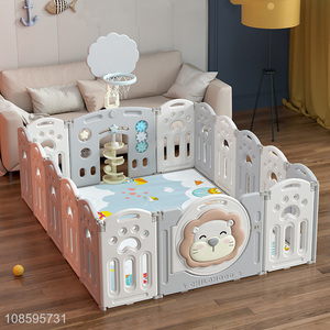 Hot selling indoor folding play fence baby safety playpen