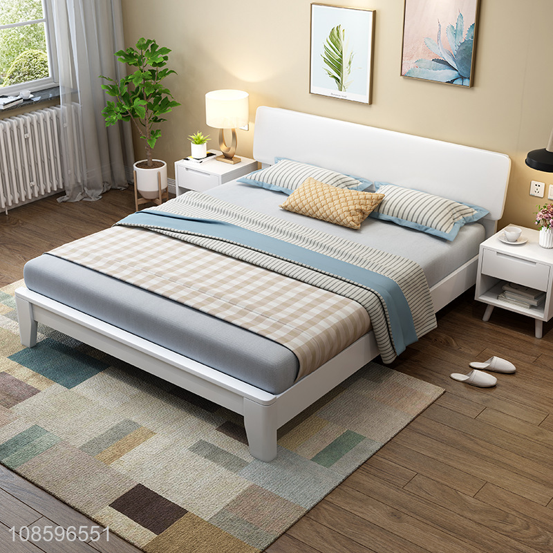 China factory double-deck bed large space storage bed for sale