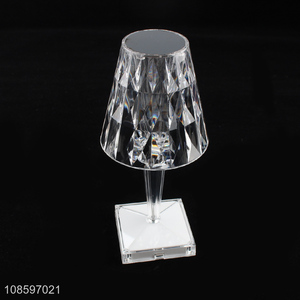 China factory acrylic crystal <em>table</em> <em>lamp</em> usb charging touch <em>lamp</em>