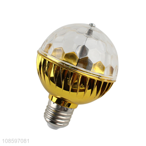New arrival crystal magic ball rotating disco LED bulb