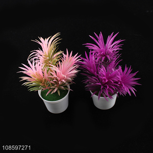 New design natural plastic artificial flower bonsai for sale