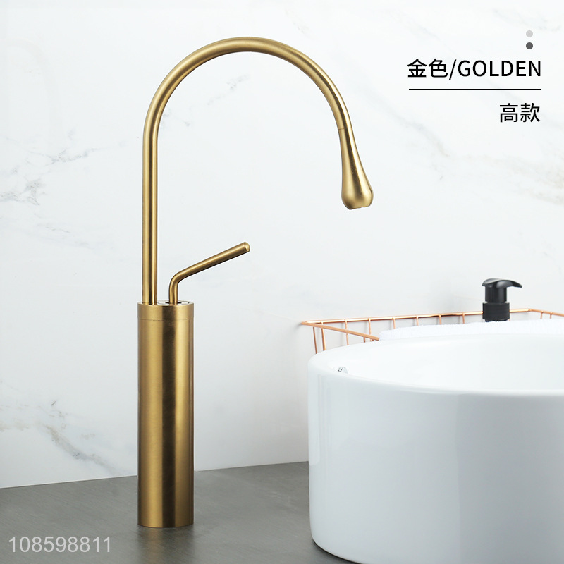 Good quality brass faucet above counter vessel sink faucet