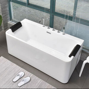 Most popular acrylic bathtub home massage thermostatic bathtub