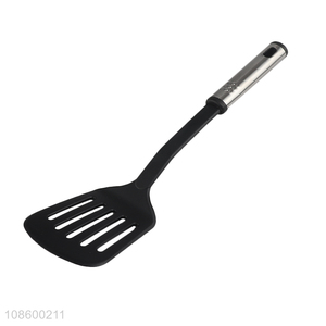 Online wholesale kitchen cooking utensils nylon slotted spatula