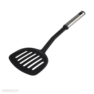 Hot selling non-stick nylon kitchen utensils slotted spatula