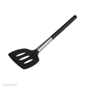 Factory price nylon cooking kitchen utensils slotted spatula