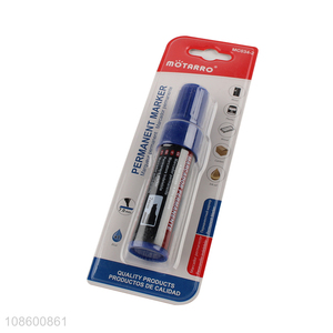 Wholesale blue ink permanent marker for carton, wood and plastic