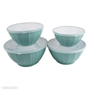 China factory round kitchen tableware salad bowl set for sale