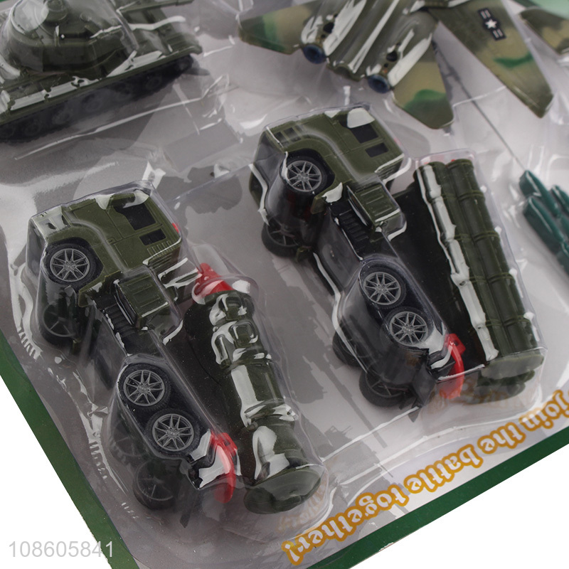 Hot selling military toy set military vehicles set for kids boys