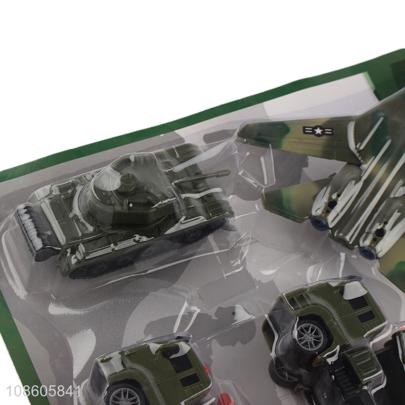 Hot selling military toy set military vehicles set for kids boys