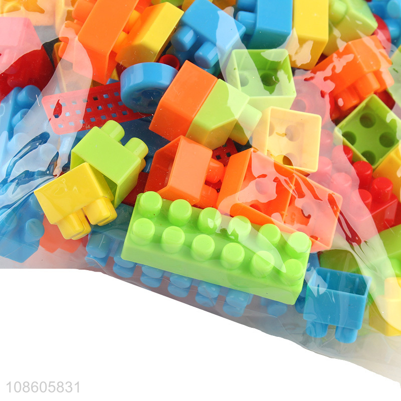 Factory supply 90pcs plastic building blocks toy for kids age 3 +