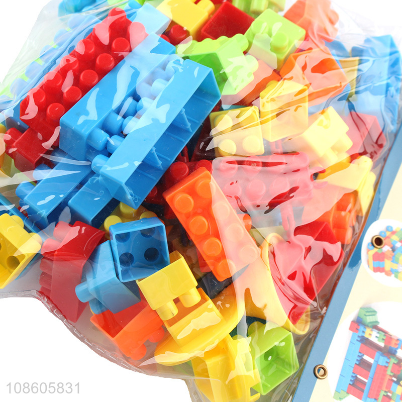 Factory supply 90pcs plastic building blocks toy for kids age 3 +