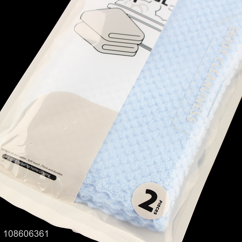 Hot selling absorbent microfiber cleaning cloths cleaning towels