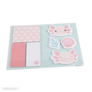 Cute design cartoon stationery sticky notes for sale