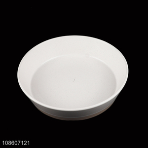 High quality flat ceramic serving plate porcelain deep plate