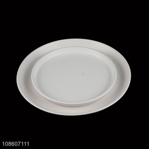 New products ceramic shallow plate dessert snack plate for sale