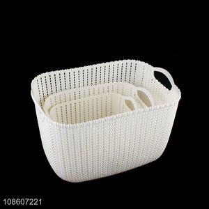 Popular products household vegetable clothes storage basket with handle