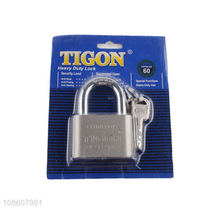 China products square type steel padlock door lock for sale