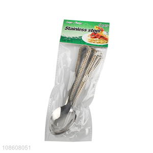 Good selling stainless steel 6pieces spoon for dinnerware