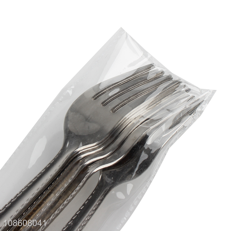Popular products stainless steel dinnerware fork with long handle