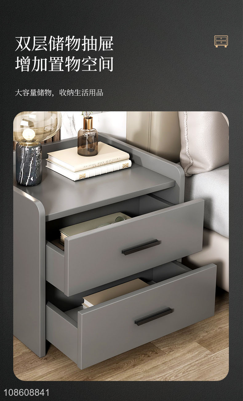 Popular products simple bedroom furniture bedside table for sale