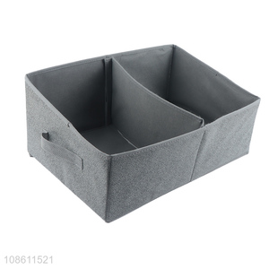 New arrival foldable nonwoven storage box divided drawer organizer