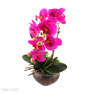 Top selling indoor decoration artificial bonsai flower wholesale