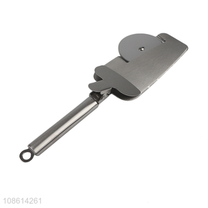 High quality 3-in-1 stainless steel pizza cutter pizza server food clip