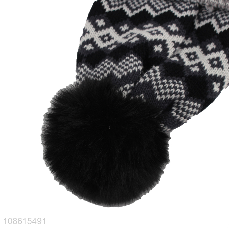 Good selling women fashion knitted hat beanies hat for winter