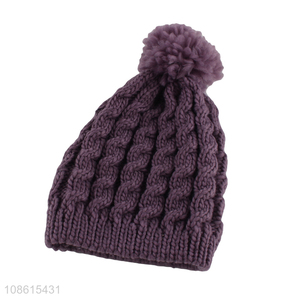 New products women winter thickened beanies hat for sale