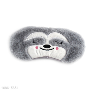 China wholesale cartoon plush sleep eye mask for travel