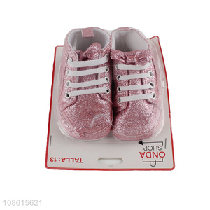 China products girls pink baby casual shoes for sale