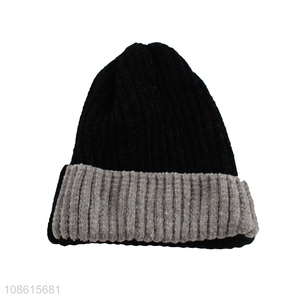 Top selling warm comfortable men beanies hat wholesale