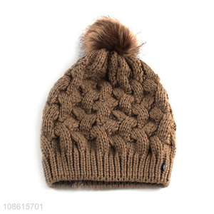 Most popular fashion women winter beanies hat knitted hat