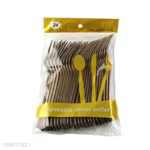 Latest products plastic disposable tableware fork for sale
