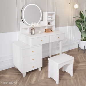 Good selling home furniture vanity mirrored dressing table