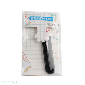 Low price school office carton art knife for stationery