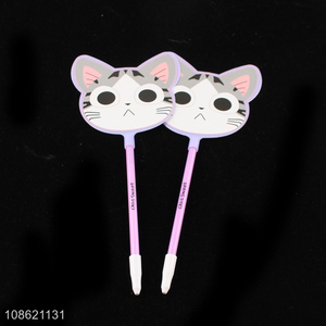 Factory wholesale cartoon animal fan-shaped pen cute cat pen