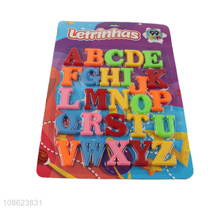 China wholesale plastic alphabet magnetic letters toys for children