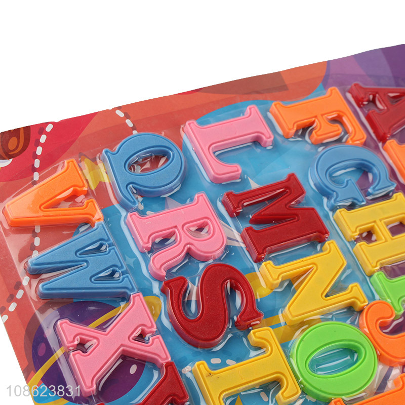 China wholesale plastic alphabet magnetic letters toys for children