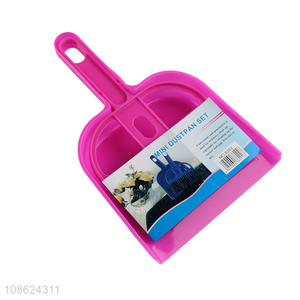 Good quality mini broom and dustpan set for home sofa desk cleaning